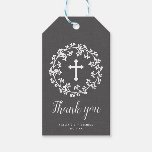 Etiqueta Para Presente O hálito do bebê... (Frente)