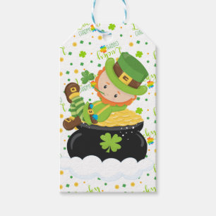 Etiqueta Para Presente O Leprechaun da almofada da rua