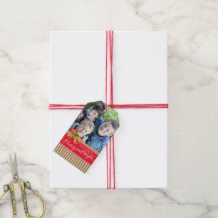 Etiqueta Para Presente O Natal adiciona seu próprio Tag verde vermelho d