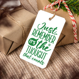 ETIQUETA PARA PRESENTE O PENSAMENTO DE QUE CONTAVA O GREEN DE NATAL ENGRA