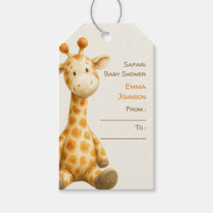 Etiqueta Para Presente O Pequeno Explorador Chá de Bebê Safari Friends