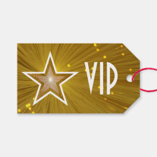 Etiqueta Para Presente O presente branco do texto do VIP do impressão