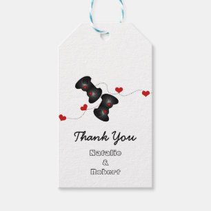 Etiqueta Para Presente O presente de casamento Geeky dos Gamers etiqueta