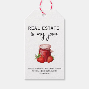 Etiqueta Para Presente O Real Estate é o meu Marketing
