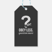 Obedeça Menos. Pergunta Mais - Design de citação r