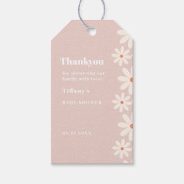 Etiqueta Para Presente Obrigada pelo presente do chá de bebê da Rosa Pêss