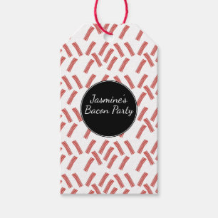 Etiqueta Para Presente Obrigado A Todos Vocês Podem Comer Festa De Bacon 