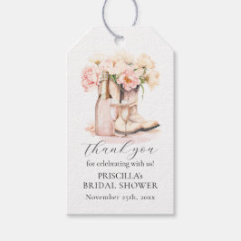 Etiqueta Para Presente Obrigado Boots Bubble Western Peony CHÁ DE PANELA