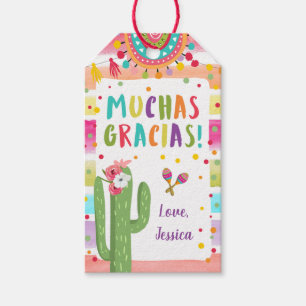 Etiqueta Para Presente Obrigado da festa você favor de Muchas Gracias