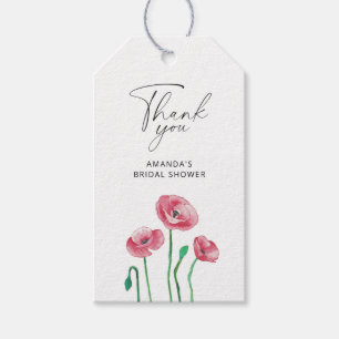 Etiqueta Para Presente Obrigado de chá de panela Floral você marca