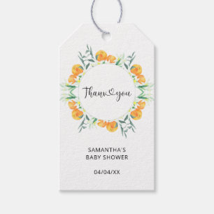 Etiqueta Para Presente Obrigado de Citrus