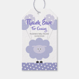 Etiqueta Para Presente Obrigado De Lâmpada Roxo VocêChá Moderno Docinho