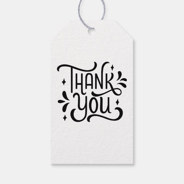 Etiqueta Para Presente Obrigado Elegante Casamento Monograma Mínimo (Verso)