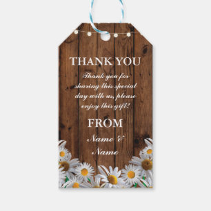 Etiqueta Para Presente Obrigado etiquetar o casamento de madeira dos Tag