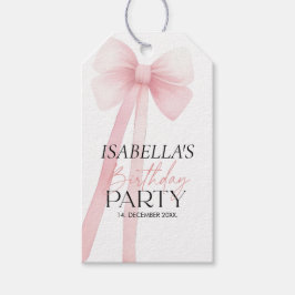 Etiqueta Para Presente Obrigado Laço Rosa 