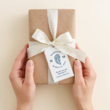 Obrigado Monograma de Concha de Ostra Náutica