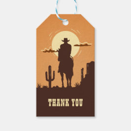 Etiqueta Para Presente obrigado ocidental