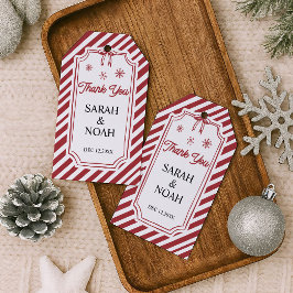 Etiqueta Para Presente Obrigado pelo Natal 