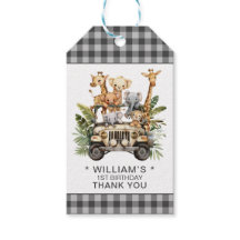 Obrigado pelo Wild One Safari Jungle Primeiro Aniv