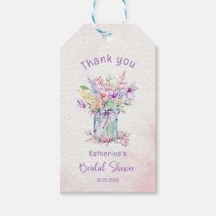 ETIQUETA PARA PRESENTE OBRIGADO POR CHUVA DE PRESENTES NOIVADO FLOR DO AM