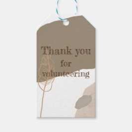 Etiqueta Para Presente Obrigado por se voluntariar Apreciação ao Voluntár