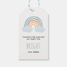Etiqueta Para Presente Obrigado Por Tornar Minha Festa Tão Brilhante Arco