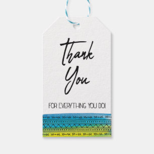 Etiqueta Para Presente Obrigado por tudo que você faz