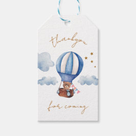 Etiqueta Para Presente Obrigado por vir, Ursinho de Pelúcia