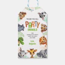 Obrigado Todos Os Animais Festas Cute Safari Anive