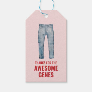 Etiqueta Para Presente Obrigados para o Dia de as mães da Mãe dos Genes I