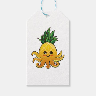 Etiqueta Para Presente Octopus de abacaxi, amantes de polvo de abacaxi