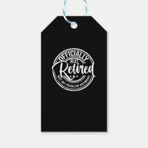 Etiqueta Para Presente Oficialmente Aposentado 2022 Não É Mais Meu Proble
