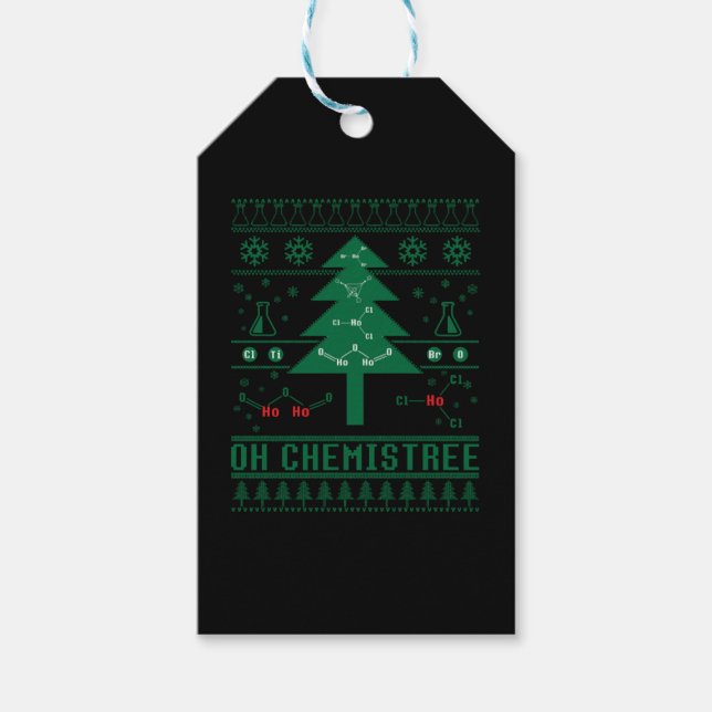 ETIQUETA PARA PRESENTE OH CHEMISTREE (Frente)