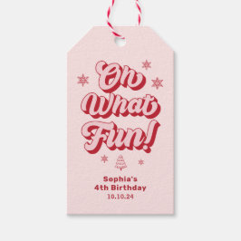 Etiqueta Para Presente Oh Que Diversão Favor de Festa de Aniversário de N