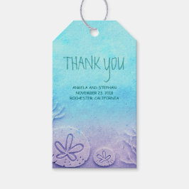 Etiqueta Para Presente Ombre Beach Wedding
