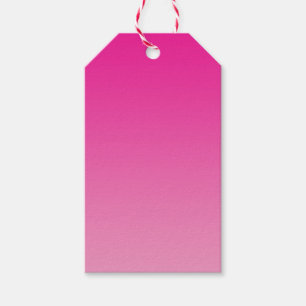Etiqueta Para Presente Ombre cor-de-rosa