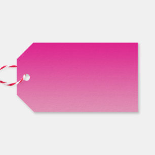 Etiqueta Para Presente Ombre cor-de-rosa