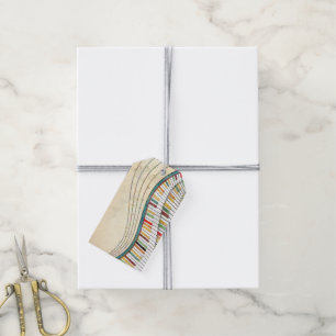 Etiqueta Para Presente Ondas Melódicas