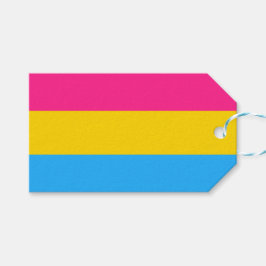 Etiqueta Para Presente Orgulho Pansexual (Bandeira Pan)
