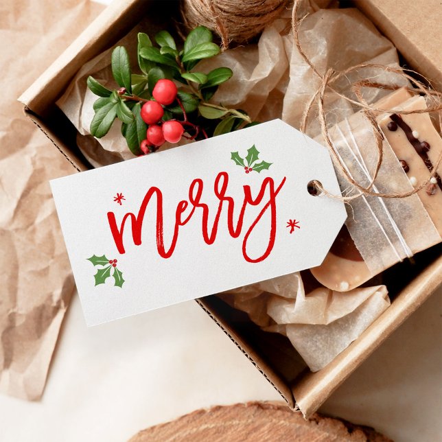 Etiqueta Para Presente Ortografia de Natal Feliz (Criador carregado)