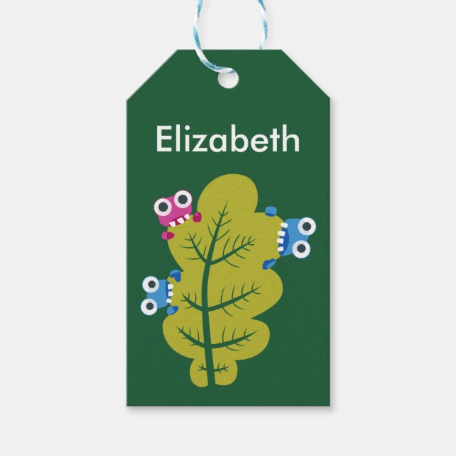 Etiqueta Para Presente Os insetos bonitos conhecidos feitos sob encomenda (Frente)