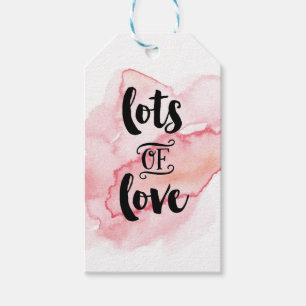 Etiqueta Para Presente Os lotes do amor etiquetam Tag simples do amor dos