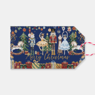 Etiqueta Para Presente Os Natais vintages do Nutcracker