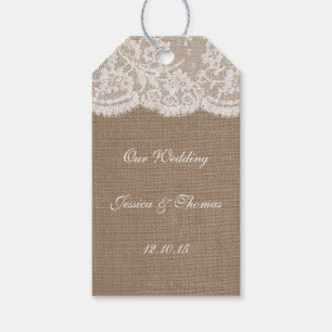 Etiqueta Para Presente Os Tag da coleção de serapilheira & de casamento