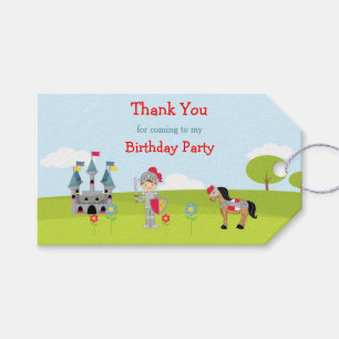 Etiqueta Para Presente Ouça Ye Cute Brunette Knight Gift Tag