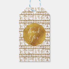 Etiqueta Para Presente Ouro Branco Egípcio Egito Glam Favor de Casamento