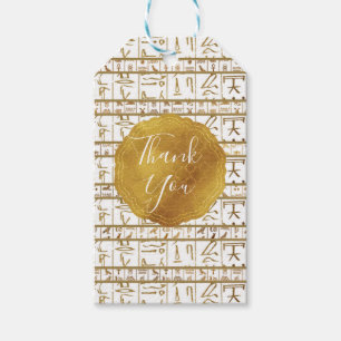 Etiqueta Para Presente Ouro Branco Egípcio Egito Glam Favor de Casamento
