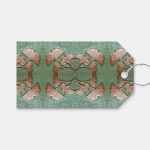 Etiqueta Para Presente Ouro Gingko deixa tag Gift