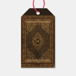 Etiqueta Para Presente Ouro Ornamental sem o seu Monograma