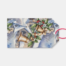 Etiqueta Para Presente Ouros do dia de Natal